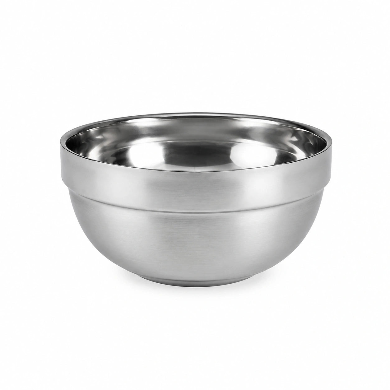 Bol de cuisine 24 cm en acier inoxydable argenté - préparation et service