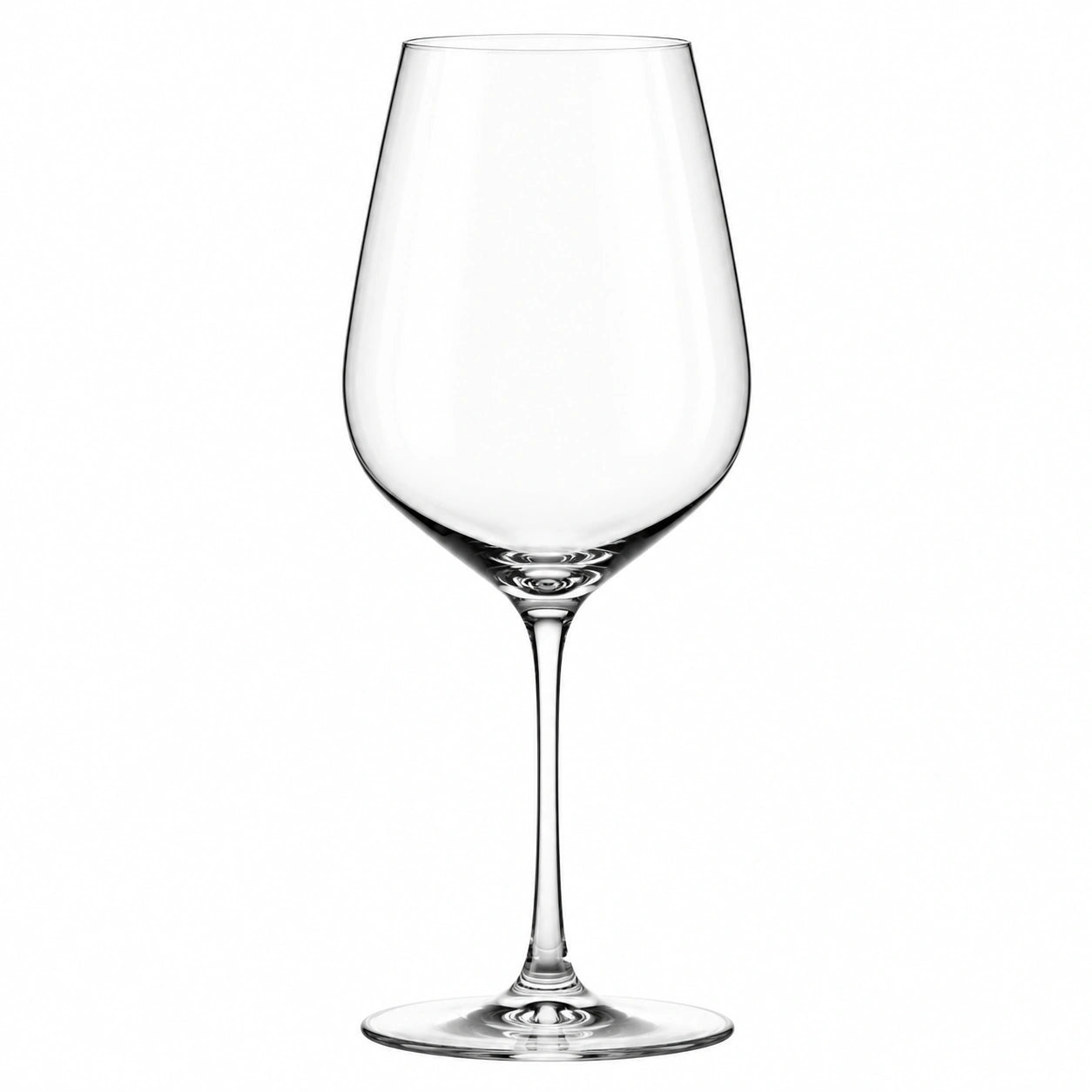 Verre à vin sur pied 550 ml 24.5 cm en verre transparent pour dégustation